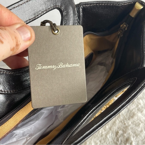 Tommy Bahama Woven Bag TW74246 Napoli 5016 Frappe MSRP $128. - Picture 7 of 11